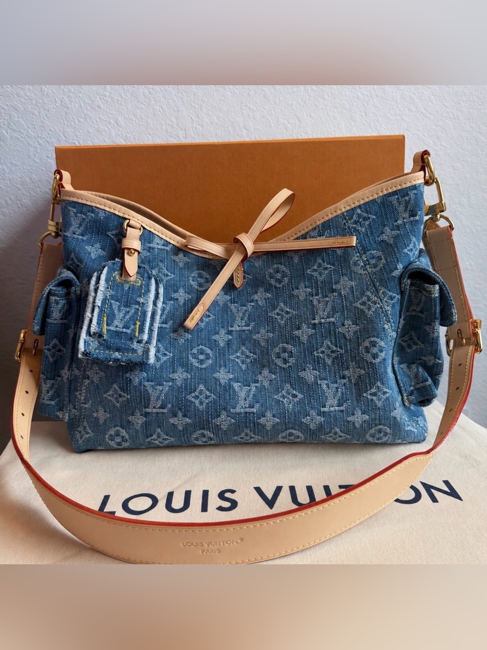 Louis Vuitton Carryall cargo PM denim